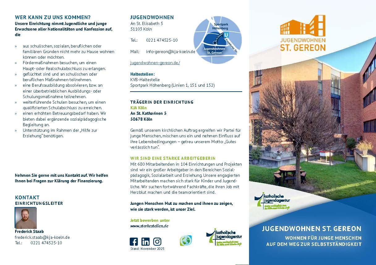 2025 -11-11 - KJA Köln - JSA - Flyer JuWo St Gereon_fin_web_foto_Seite_1 (c) KJA Köln